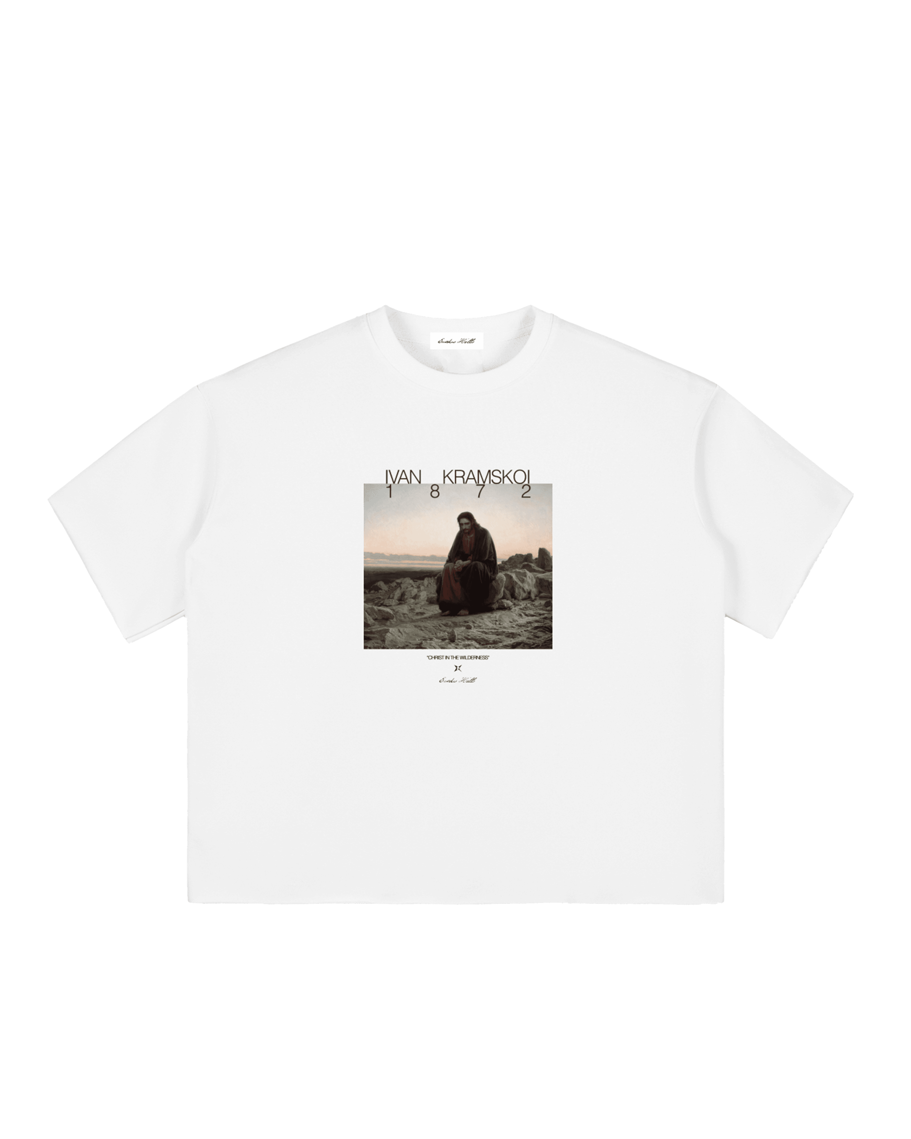 "CHRIST IN THE WILDERNESS" White Tee