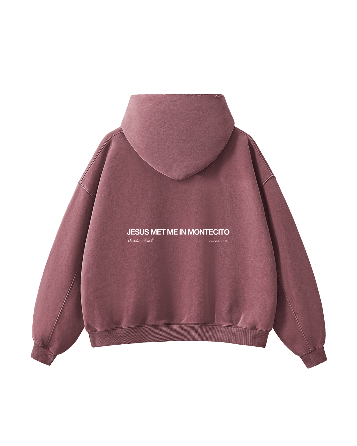 "MONTECITO" FLEECE HOODIE - Back
