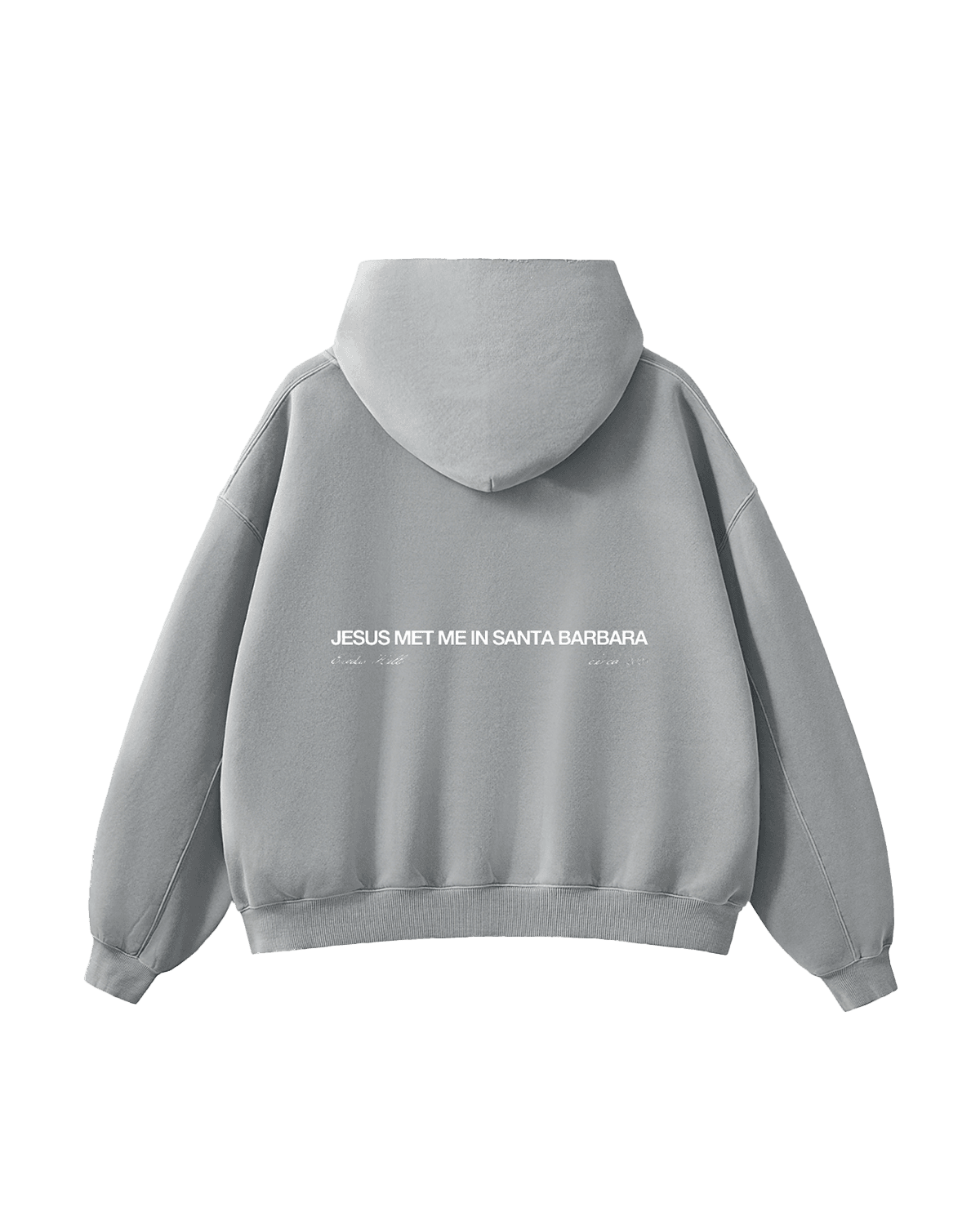 "SANTA BARBARA" FLEECE HOODIE - Back