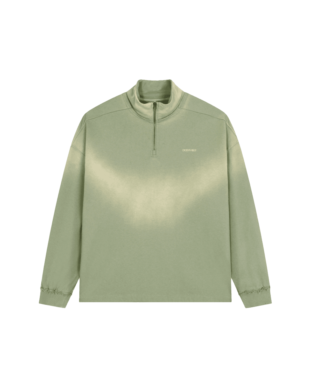 VINTAGE MATCHA QUARTER ZIP