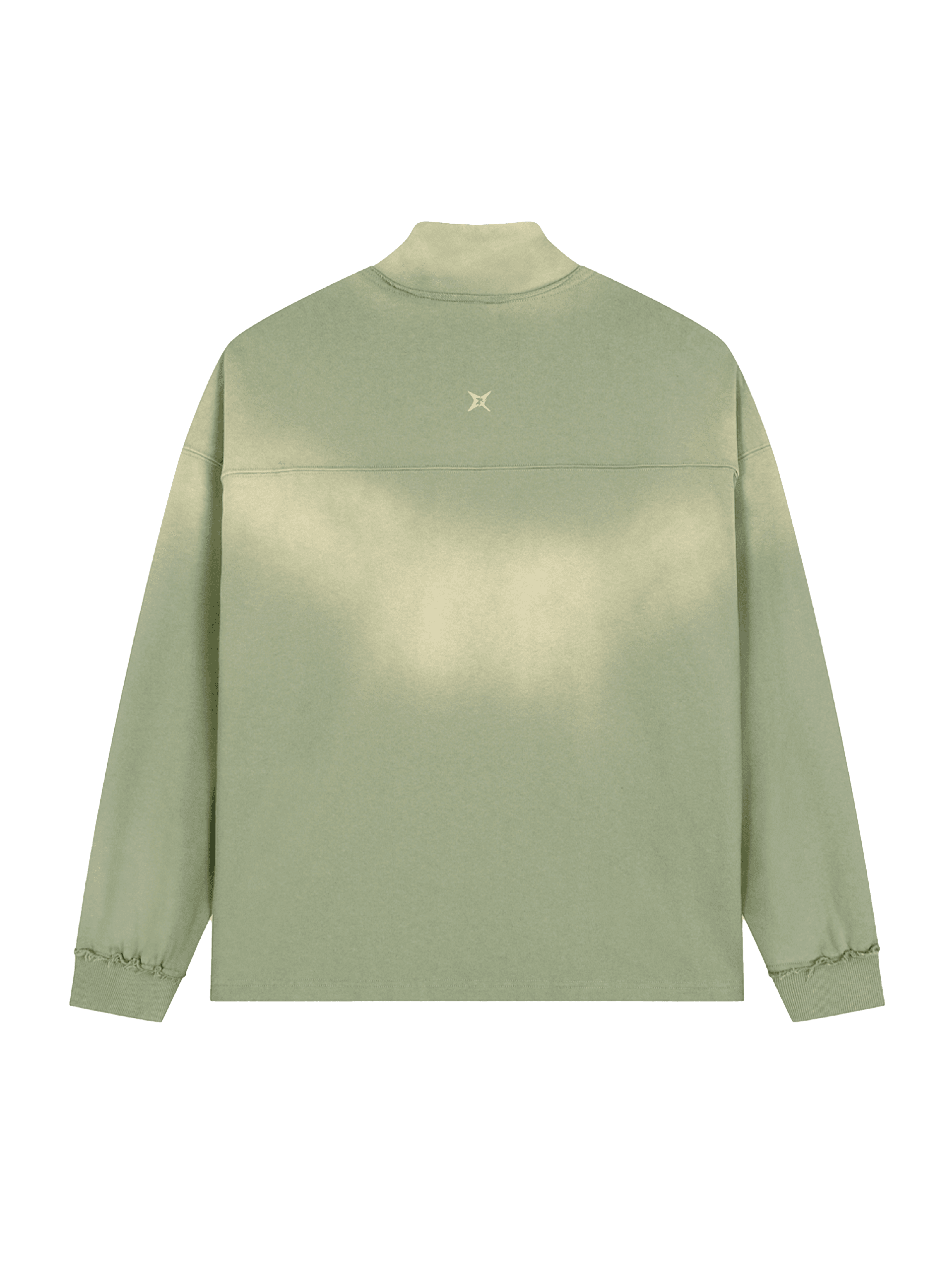 VINTAGE MATCHA QUARTER ZIP - Back